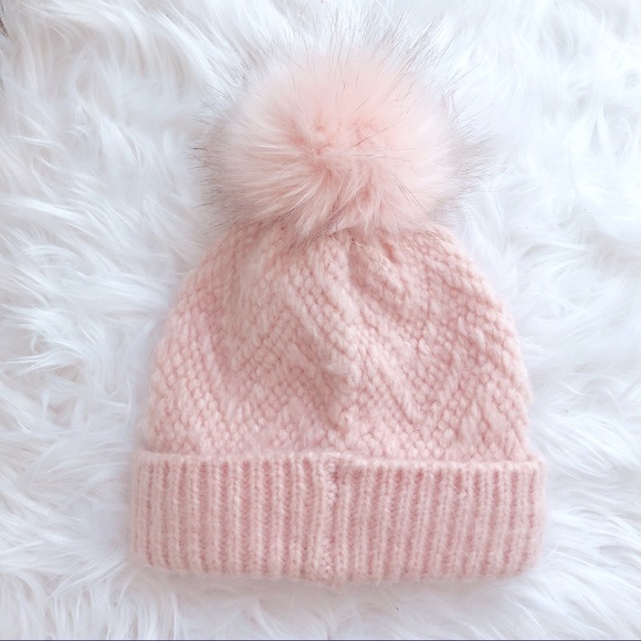 LNWOT TOPSHOP Knitted Beanie with Pompom - Picture 1 of 2